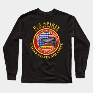 B2 - Spirit - Stealth Bomber Long Sleeve T-Shirt